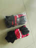 范米尼羊毛手套男女冬天加厚保暖棉手套皮毛一体手套摩托车骑车户外手套 红黑 均码 实拍图