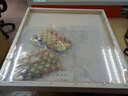 佳彩天颜 加厚框diy数字油画 三拼三联手绘风景植物花卉装饰  创意礼品 P050家和富贵 50*50CM*3订好2.5cm加厚框 实拍图