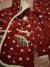 芊之雅（QIANZHIYA）冬款女生夹棉睡衣珊瑚绒三层加厚加绒冬天加棉袄情侣居家服男套装 YTJ-306827#红色 女XL/170（体重115-135斤） 晒单实拍图