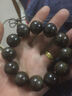 龍隐 金丝楠木手串男满水波阴沉乌木老料猫眼绿佛珠手链送男女友礼物 暗影水波 15mm*15颗 实拍图