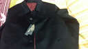 鼎铜毛呢大衣男加厚冬季中长款羊毛男士商务外套黑纯色中年男装翻领呢 黑色加厚版  D82086-2 185 实拍图
