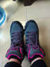 郁克（YUKE）登山鞋女男士户外旅游鞋防水防滑高帮耐磨徒步鞋工装鞋情侣款 2026M黑梅红女款加绒(35-42) 37 实拍图
