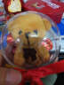 好时（HERSHEY’S） 巧克力喜糖成品6粒 创意小熊透明球婚礼糖盒含糖三八节活动礼物 店家代包 盒装 36g 红色 实拍图