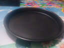 博咖黑色不粘深浅披萨盘 5-12寸烤盘烘焙工具比萨盘pizza烘焙模具  黑色10英寸深盘 实拍图