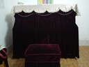 猛士钢琴罩全罩欧式奢华韩国绒高档加厚简约钢琴套防尘罩布艺欧式全包 喜庆红 定做请提供尺寸 实拍图