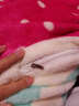 曼娅奴（MIGAINO） 速暖法兰绒被套保暖加厚被罩珊瑚绒被套单件单被套做毛毯牛奶绒 笨笨熊米白[裸睡加厚保暖 1.5*2米单被套 实拍图