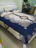 雅鹿100%纯棉床上四件套裸睡床单被套双人家用床笠被罩学生宿舍三件套 花枝【100纯棉 适合裸睡】 1.8m 床单款 四件套-被套200*230cm 实拍图