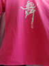 艾舞戈儿童舞蹈服女童秋季练功服拉丁舞服男童形体印花T恤上衣套装 【套装】玫红长袖+长裤 130 (身高130-140cm) 实拍图