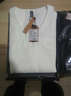 续点保暖背心男士加绒加厚无袖宽肩圆领健身修身紧身内衣男棉马甲男冬 白色V领 XL 码132-142斤左右修身版型 实拍图