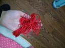 集祥阁编织水晶手链绳子 DIY配件材料 莉斯牌玉线 红线 中国结线材 红色 实拍图