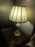 三洛（SANLUO）欧式全铜台灯卧室床头灯美式简约客厅书房酒店大厅装饰台地灯具 T590+含三色LED灯泡 实拍图