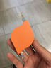 酷比客（L-CUBIC） 酷比客/L-CUBIC at6 六类8芯便携式家用高速千兆伸缩网线 橙色 2.5米 实拍图