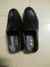 宜驰 商务休闲鞋男皮鞋男真皮头层牛皮车软底老人鞋子男 EC36274 黑色（头层牛皮镂空款36274-2） 39 实拍图