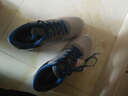 特步男鞋运动鞋男春季皮鞋跑步鞋防滑耐磨网面旅游鞋休闲慢跑鞋子男 灰白-067 40 实拍图
