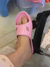 足间舞 韩版拖鞋 夏季居家情侣 凉拖鞋 浴室防滑拖鞋女夏天男士情侣拖鞋地板拖鞋 洗澡软底 1913 粉红色 37 实拍图