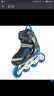 动感（ACTION）轮滑鞋成人溜冰鞋成年男女大学生单排初学者滑冰旱冰鞋休闲鞋 125F黑蓝单鞋 L 40-43码 实拍图