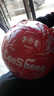 利生足球机缝5号中小学生牛皮户外弹性强劲职业比赛训练用球真皮 【红色】-F9020 实拍图