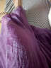 TUOSE半身裙夏季中长款双层雪纺大摆长裙显瘦飘逸海边度假沙滩仙女裙子 紫色 均码 裙长95CM 实拍图