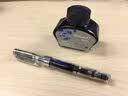 TWSBI 三文堂钢笔 钻石580/ECO透明杆钢笔  活塞上墨式钢笔 学生练字钢笔 钻石580(透明色) F头(约0.5mm) 实拍图
