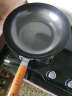 工夫具（COOFOOGOO） 日本进口炒锅无涂层深型铁锅 无涂层不易粘少油燃气电磁炉通用锅 实拍图