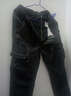 贵迎男士户外宽松休闲工装裤纯棉加肥加大码运动长裤松紧腰直筒肥佬裤 深灰色 XL(2尺5-2尺6) 实拍图