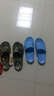 足间舞凉拖鞋男女春夏季情侣拖鞋 家居室内浴室防滑居家轻便一字型迷彩韩版时尚外穿拖鞋1912 灰色 44 实拍图