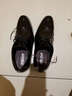 莎美茜 男士增高鞋男隐形内增高6厘米商务休闲皮鞋时尚系带男鞋  黑色增高款 41 实拍图