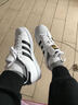 Adidas阿迪达斯 Superstar经典金标 贝壳头情侣休闲鞋 金标C77124 42 实拍图