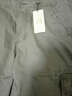 狮子聪工装裤男宽松直筒休闲户外纯棉大码裤战术裤 加绒可选 3815灰军绿 36(2.8尺) 实拍图