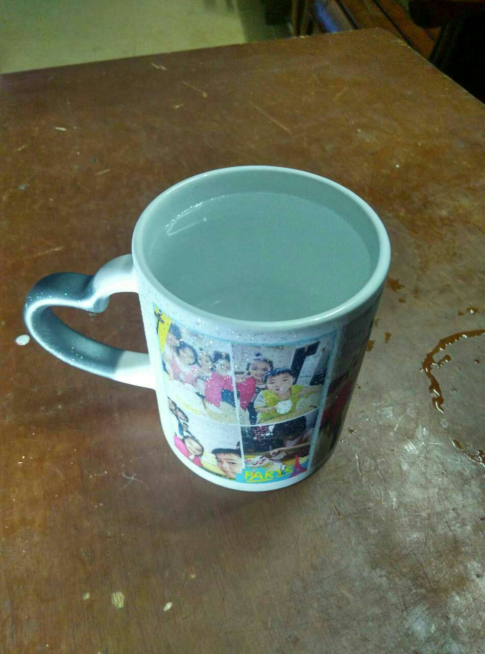 心生忆 星空变色杯子定制diy印照片马克杯定做相片情侣水杯创意生日礼物 星空变色杯-黑色 杯子+红色经典礼盒+盖勺 实拍图