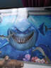 乐福然3d立体墙贴儿童房卧室男孩床头装饰小孩宝宝喜欢贴画贴纸恐龙动物 3D鲨鱼 大 实拍图
