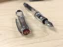 TWSBI 三文堂钢笔 钻石580/ECO透明杆钢笔  活塞上墨式钢笔 学生练字钢笔 钻石580(透明色) F头(约0.5mm) 实拍图