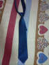 墨诺佰 领带男士商务职业领带正装经典8CM纯色领带礼盒装 藏青 实拍图