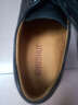 日顺皇男鞋日常休闲皮鞋头层牛皮系带鞋子特大码男鞋手工缝制皮鞋 黑色 39 实拍图