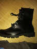 3515强人男靴春秋季马丁靴子男防护靴中帮户外男靴JA8-15J28 黑色 40 实拍图