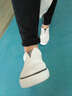 回力休闲鞋低帮套脚一脚蹬懒人鞋纯色透气舒适防滑男女情侣鞋帆布鞋 XY77白色 41 尺码标准 实拍图