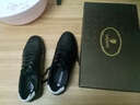 凯撒大帝 CAESAR 男士休闲牛皮百搭系带板鞋青年 黑色 41码 实拍图