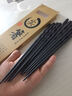 齐泉尖头合金筷家用套装日式筷子 日本料理寿司尖筷子 螺纹筷(22.2厘米)  5双 实拍图
