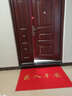 苏适防滑地垫室外蹭土门垫去沙地垫进门防滑垫入户门垫门口地垫 大红色带条纹无字 78*118CM 实拍图