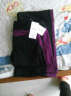 CONNY广场舞服装秋冬新款舞蹈练功裤宽松跳舞裤子女瑜伽裤运动健身长裤 黑紫 XL 165 实拍图