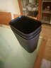 诺爵 卫生间垃圾桶宾馆酒店垃圾筒夹缝厨房收纳桶网吧方形大号垃圾桶 小号黑色方*形垃圾桶 实拍图