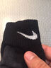 耐克（NIKE）袜子男女新款三双装透气跑步训练休闲运动中筒袜 中袜三双装SX7677-010 L(42-46码) 实拍图