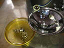 美蒂亚摩托车复古前大灯改装圆灯前照灯卤素灯前大灯哈雷巡航太子车通用 黄光黄玻璃 一个装 实拍图