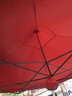 沙漠之狐折叠帐篷广告摆摊加厚防雨布面遮阳篷伸缩顶布四角棚布大伞 遮阳棚 黑色支架专用 3*3M红色不带支架 实拍图
