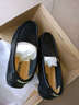 沙弋豆豆鞋男英伦韩版夏季潮流驾车鞋轻便休闲鞋男乐福一脚蹬懒人鞋大 黑色 39 实拍图