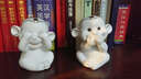 东方泥土【破损补发】十二生肖陶瓷摆件创意可爱家居客厅装饰卡通小礼品工艺品摆设吉祥物/三不猴 B款不看 实拍图