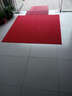 酌秀 酒店迎宾地毯宾馆地毯定制可裁剪绒布地毯走廊过道入户电梯毯子家用吸水红地毯防滑定制 富贵大红普通款 1.6米宽 长1米 实拍图