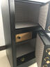 虎牌 保险柜办公家用双门电子密码保险箱 全钢指纹保管柜BGX-M/D-80S 指纹密码双开门80#-金刚黑 实拍图