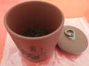月壶茗清 宜兴紫砂茶叶罐 小号普洱储茶醒茶罐 密封存茶礼盒包装 梅兰竹菊 紫泥款 实拍图