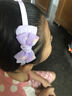 AiChoice蝴蝶结儿童发箍可爱女童发卡带齿小女孩防滑头箍甜美头饰儿童节 紫色 实拍图